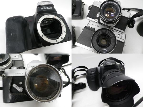 54●a617☆同梱不可 ジャンク品 フィルムカメラ 【ミノルタ】【ペンタックス】など  ボディ・レンズ 大量12kg以上 現状の画像3