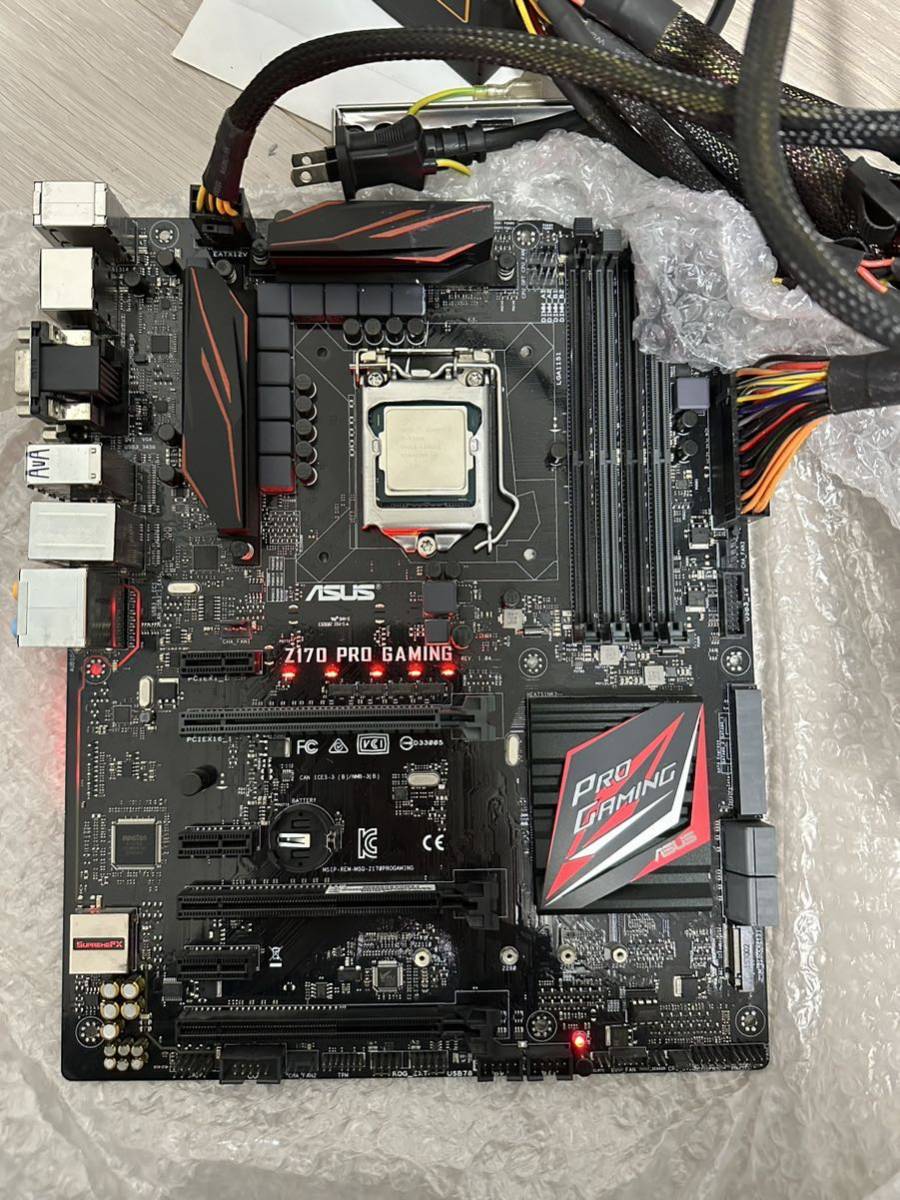 ジャンク品！ASUS z170 pro gaming corei7 6700kセット_画像2