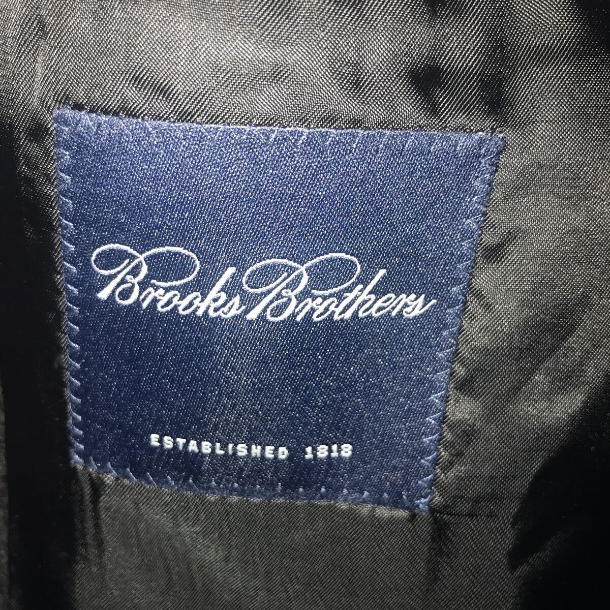 Brooks Brothers ブルックスブラザーズステンカラーコート カシミヤブラック黒 36 S_画像3