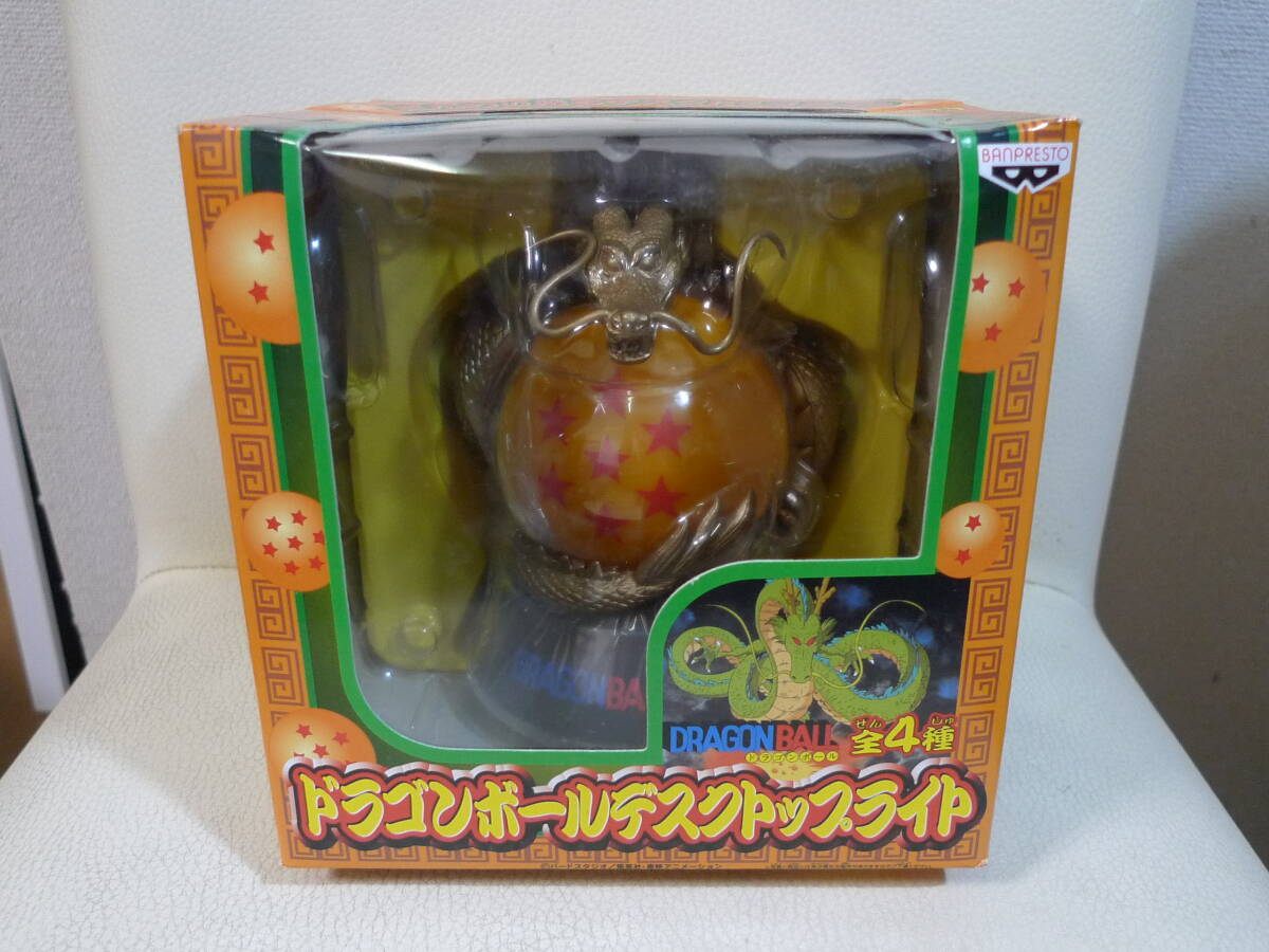 バンプレスト ドラゴンボールデスクトップライト2004 神龍 ゴールドver 七星球