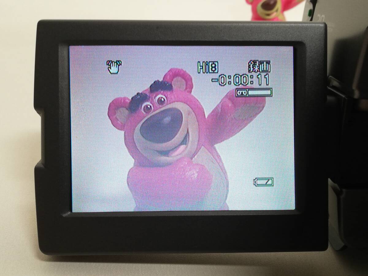 【録・再OK】SONY CCD-TRV90 Video8 Hi8 8ミリ ビデオカメラの画像10