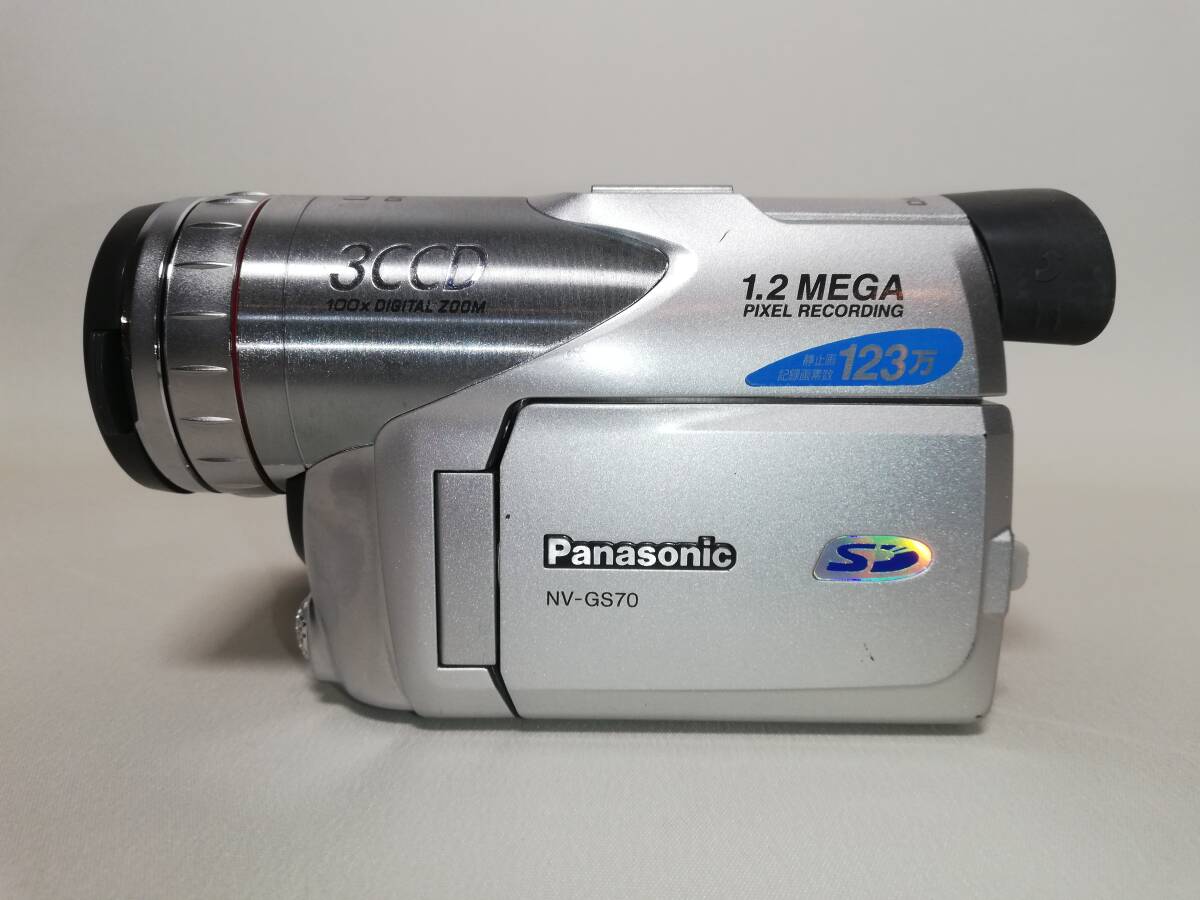 【録・再OK】Panasonic 3CCD miniDV ビデオカメラ NV-GS70の画像2