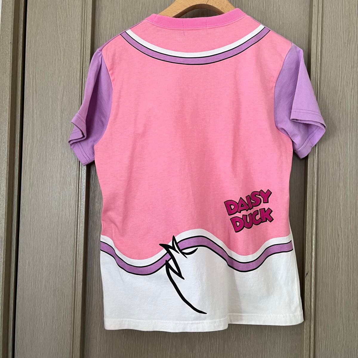 【Disney】 Tシャツ 半袖 半袖Tシャツ トップス ビックフェイス デイジーダック ミニーマウス 2枚セット 150cm