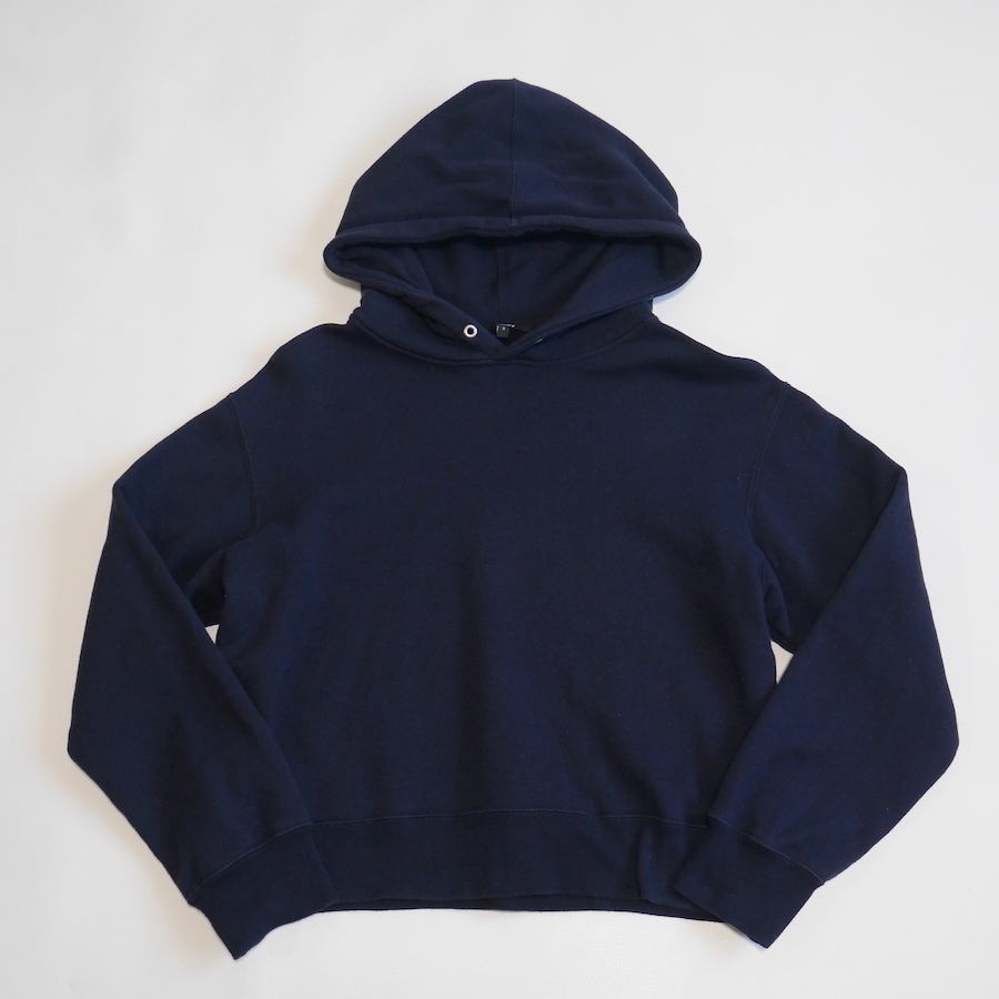 Theory セオリー Soft Terry Cropped Hoodie★クロップド フーディー パーカー_画像4