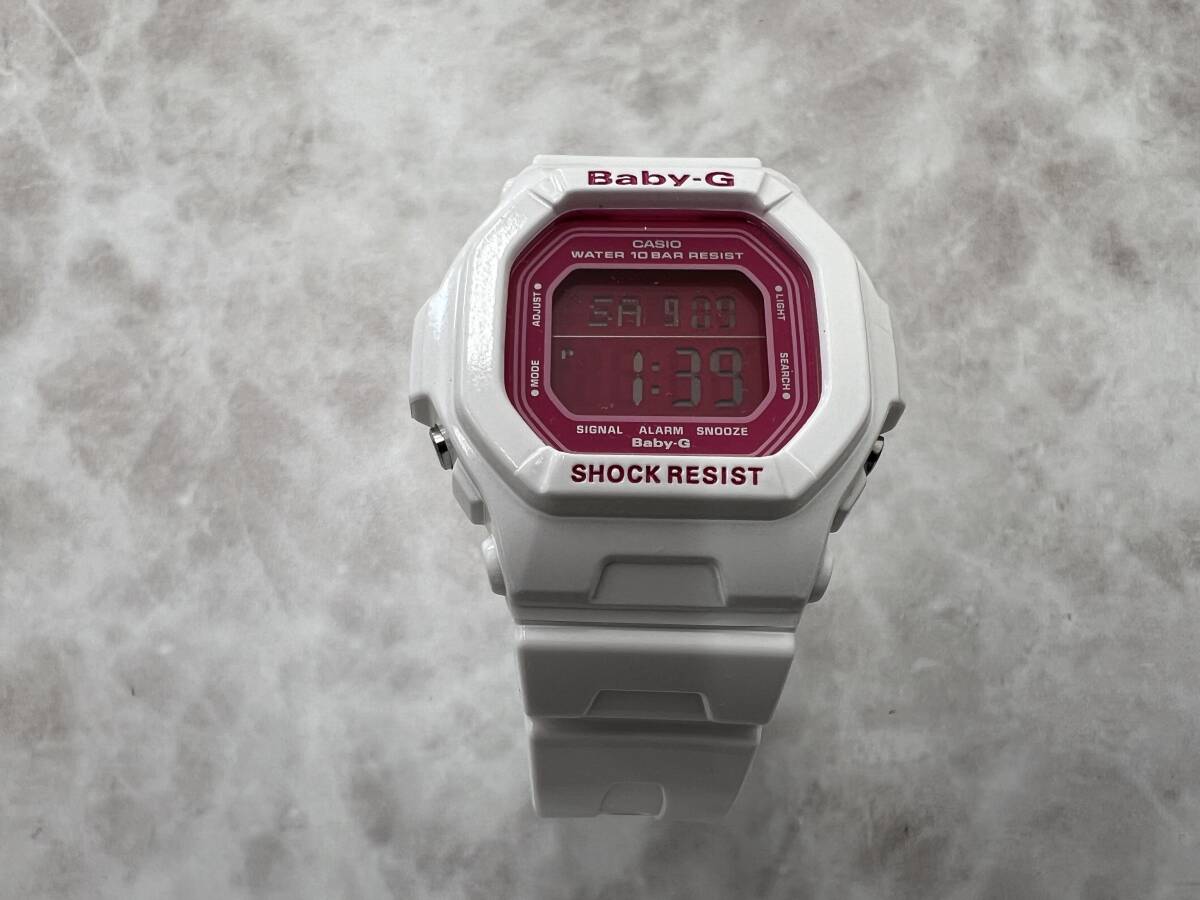 CASIO カシオ BABY-G ベビージー BG-5601 キャンディ・カラーズ　腕時計 デジタル クオーツ ホワイト×ピンク_画像4