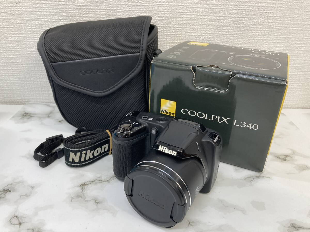 ◇ニコン　Nikon COOLPIX L340 28X 　デジタルカメラ　ポーチ付き_画像1