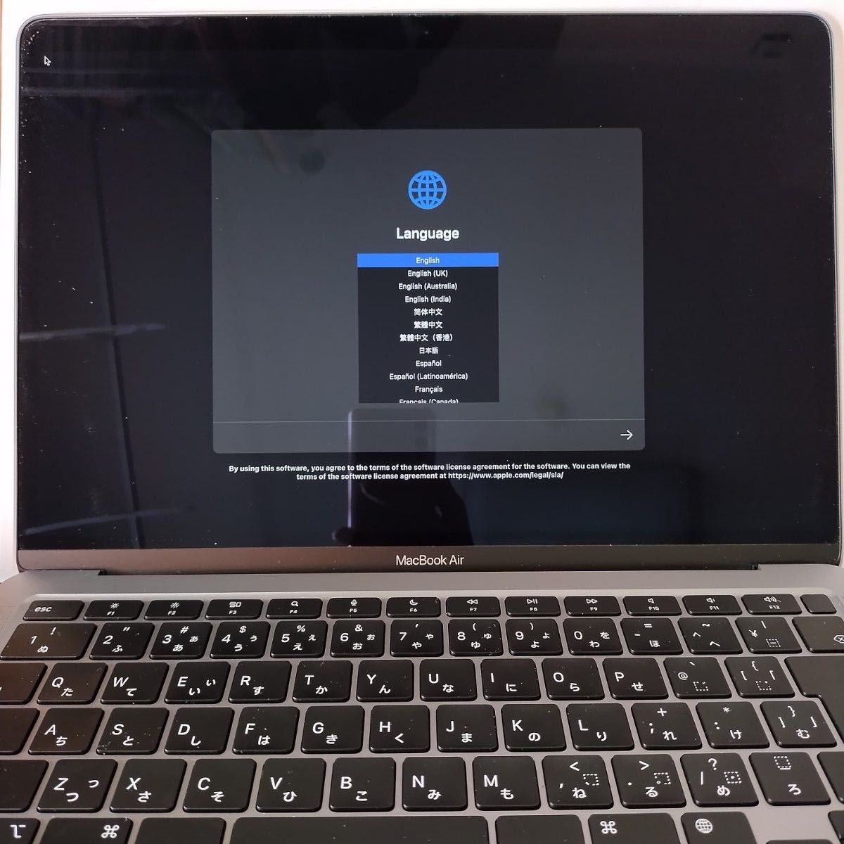 MacBook Air 13インチ M1 SSD1TB メモリ16GB 8コアGPU MGQN3J/A MacBook Air 13インチ M1 SSD1TB メモリ16GB 8コアGPU MGQN3J/A