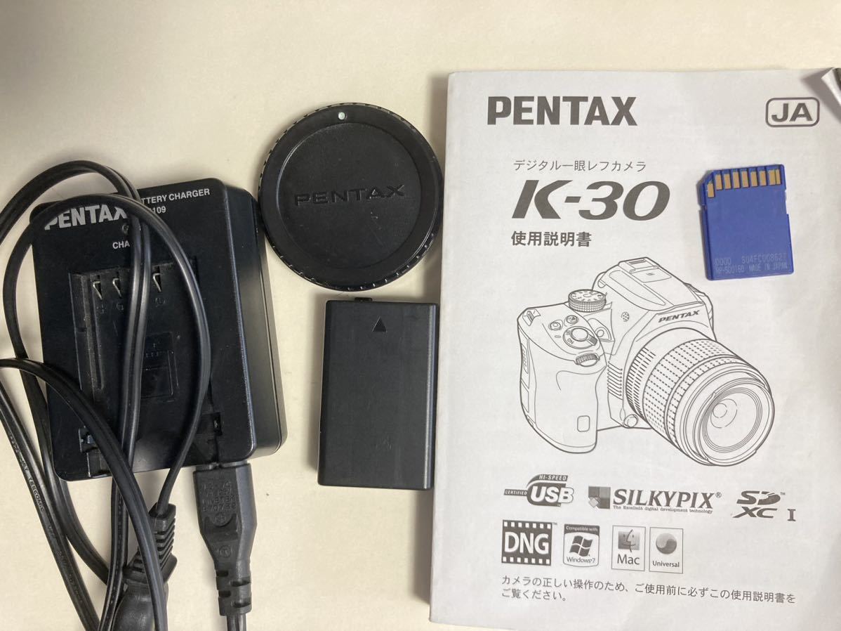 【動作確認済】PENTAX K-30 赤外改造機 ボディー 付属品付き【ペンタックス デジタル一眼レフ IR改造機】【DSLR IR】_画像6