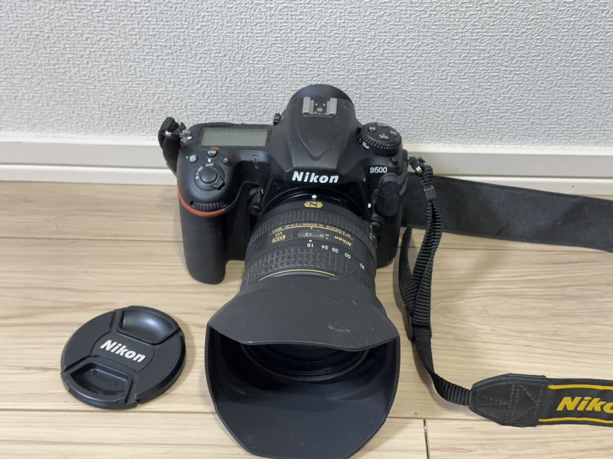 F164 Nikon ニコン D500 デジタル一眼レフカメラ ッAF-S DX NIKKOR 16-80mm 1:2.8-4E ED VRの画像1