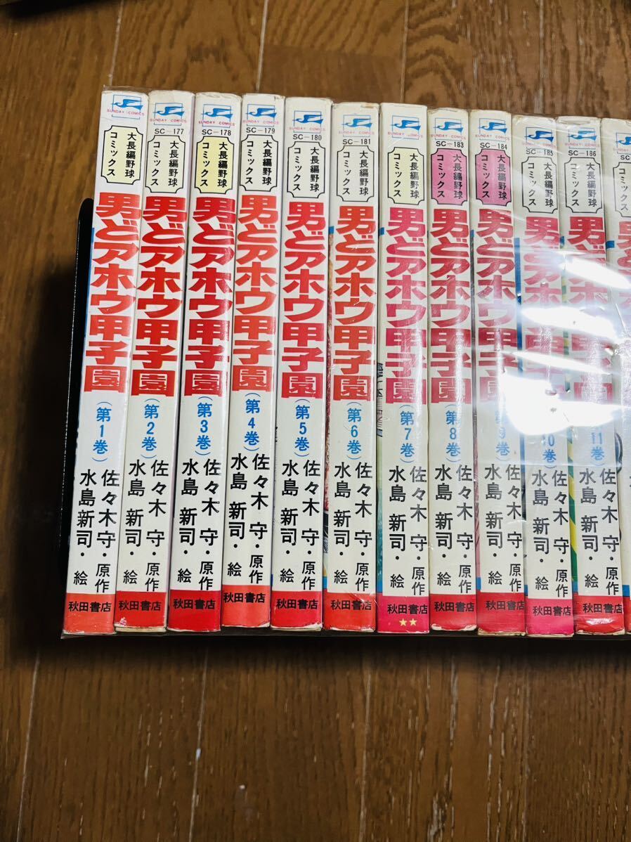 男どアホウ甲子園　全28巻　水島新司　新書版　全巻セット_画像2