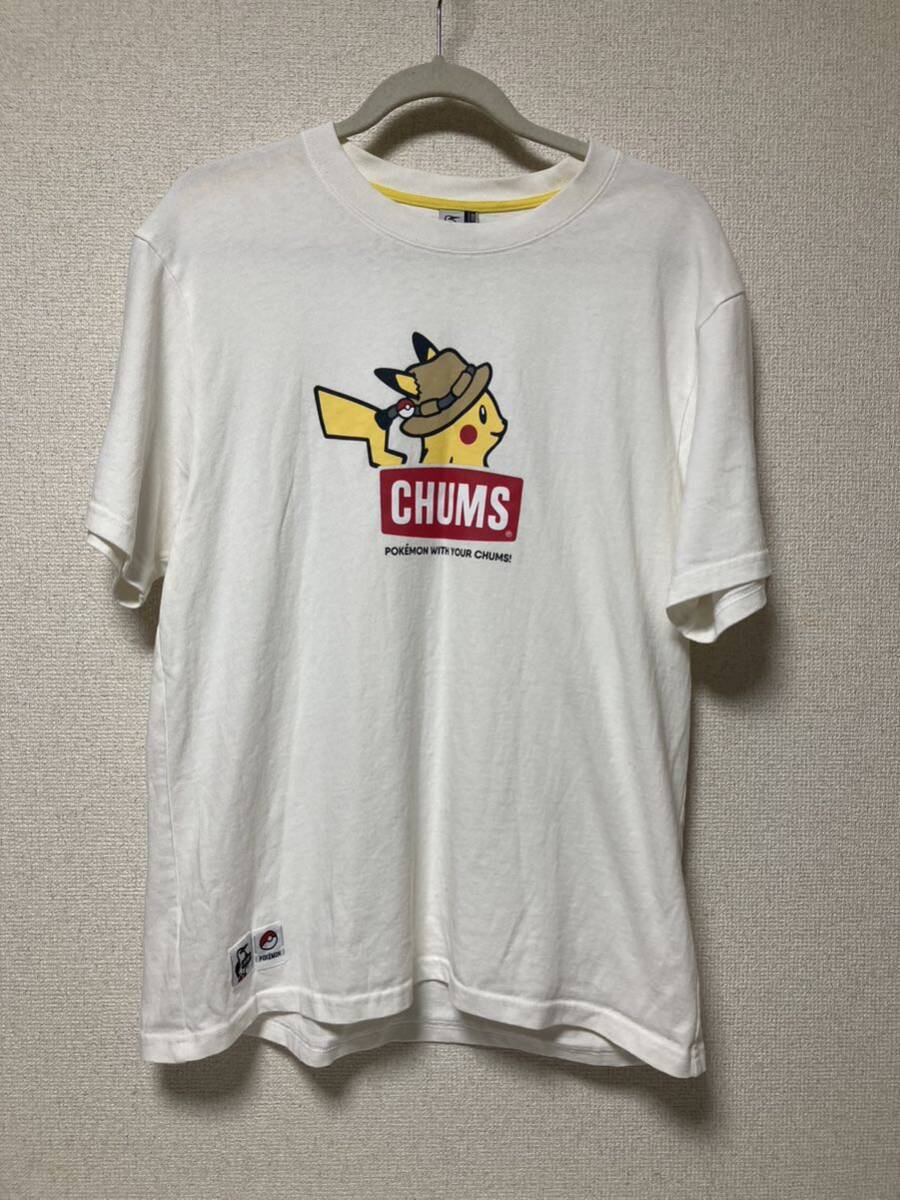 チャムス ポケモン ピカチュウ Tシャツ サイズXL CHUMS_画像1