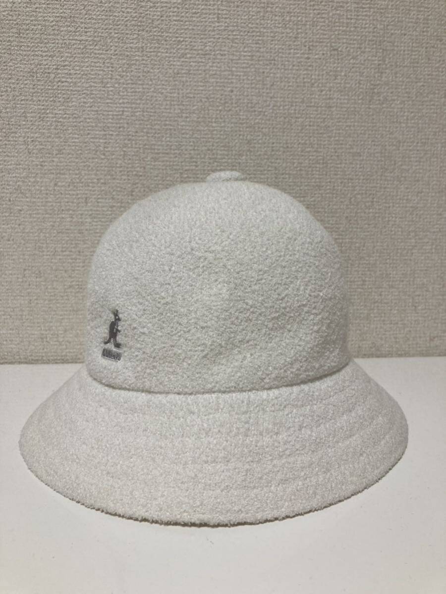  прекрасный товар KANGOL Bermuda Casual 0397BC L Kangol ba Mu da casual me Toro шляпа панама bell шляпа черный белый для мужчин и женщин 