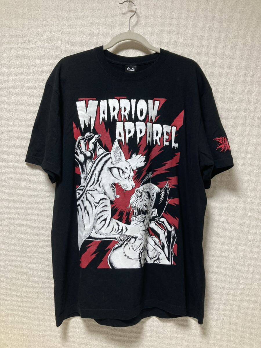 MARRION APPAREL Tシャツ 黒 L マリオンアパレル サイズXLの画像1