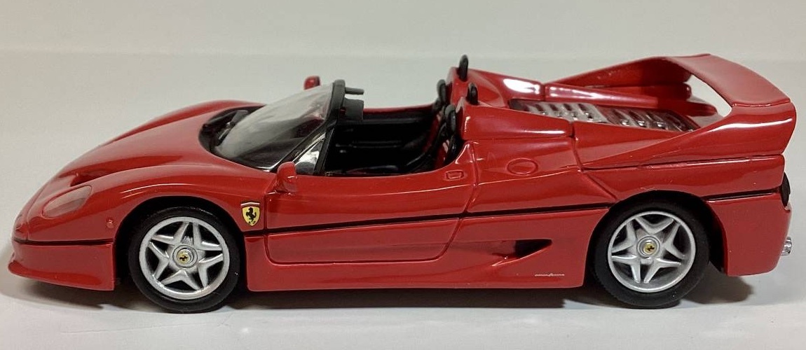 Ж 箱ケースナシ ホットウィール 1/43 フェラーリ Ferrari F50 Convertible Red レッド Hot Wheels Ж Enzo F40 Testarossa 308 348 355 XX_大切に保管し目立つダメージはございません