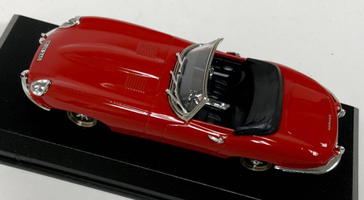 Ж ベストモデル 1/43 ジャガー Eタイプ スパイダー レッド JAGUAR E-TYPE Tipo ”E” Spider Red BEST MODEL 9027 Ж Daimler BOX MODEL_画像2