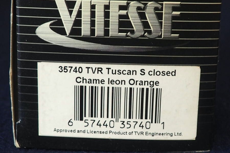 Ж ビテス 1/43 TVR タスカン Tuscan S closed Chame leon Orange カメレオンオレンジ 35740 VITESSE Ж グリフィス キミーラ タモーラの画像10