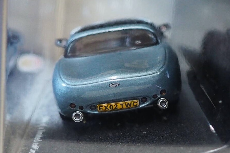 Ж ビテス 1/43 TVR タスカン Tuscan Open Reflex Silver Blue リフレックスシルバーブルー 35700 VITESSE / グリフィス キミーラ タモーラ_空調の効いた暗所コレクションルーム保管！