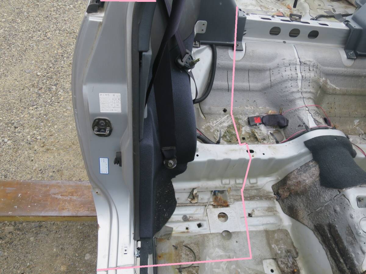 日産 フェアレディZ GZ32 カットボディ カットボディー 右リアクォーター フェンダー タイヤハウス 修理用 発送可 (UPJ-919245)_画像2