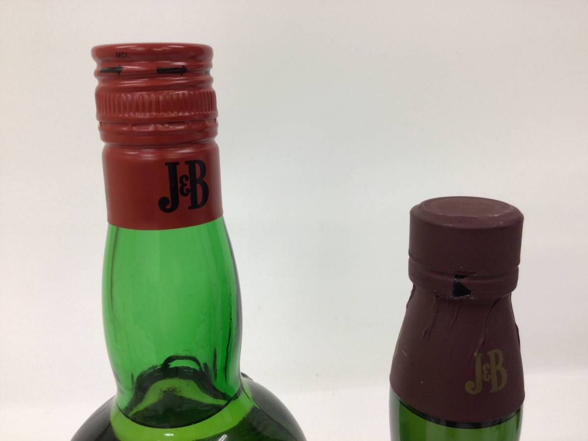 ブレンデッドスコッチウイスキー J&B 2本セット 750ml (75) 重量番号:4_画像4