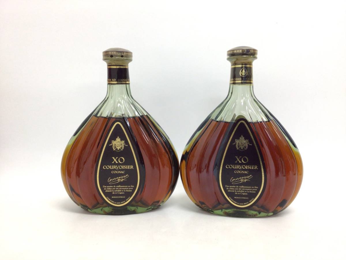 ブランデー クルボアジェ XO グリーンボトル 2本セット 700ml (I-1) 重量番号:4_画像1