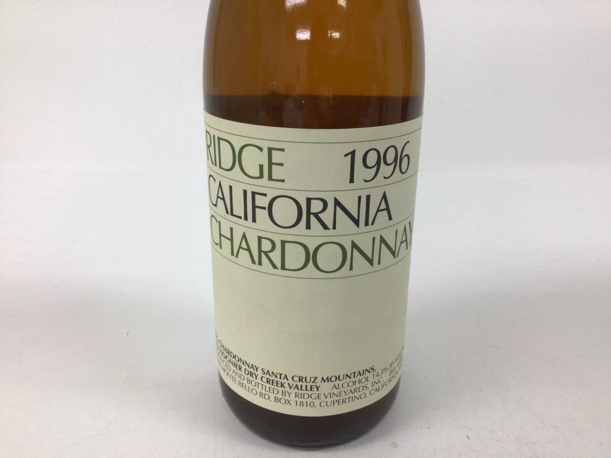 ワイン RIDGE CALIFORNIA CHARDONNEY 750ml 重量番号:2 (RW18)_画像2
