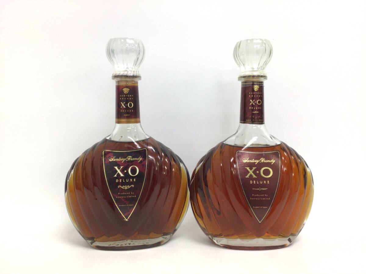 ブランデー サントリー XO デラックス 2本セット 700ml 重量番号:4(I-4)_画像1