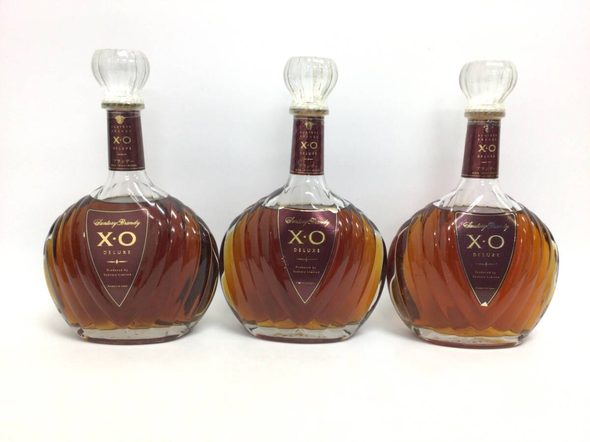 ブランデー サントリー XO デラックス 3本セット 700ml 重量番号:6(H-3)_画像1