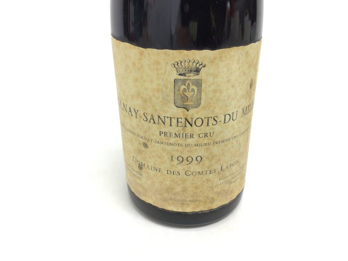 ワイン コント ラフォン ヴォルネイ サントノ デュ ミリュ 1999年 750ml 重量番号:2 (RW17)_画像2