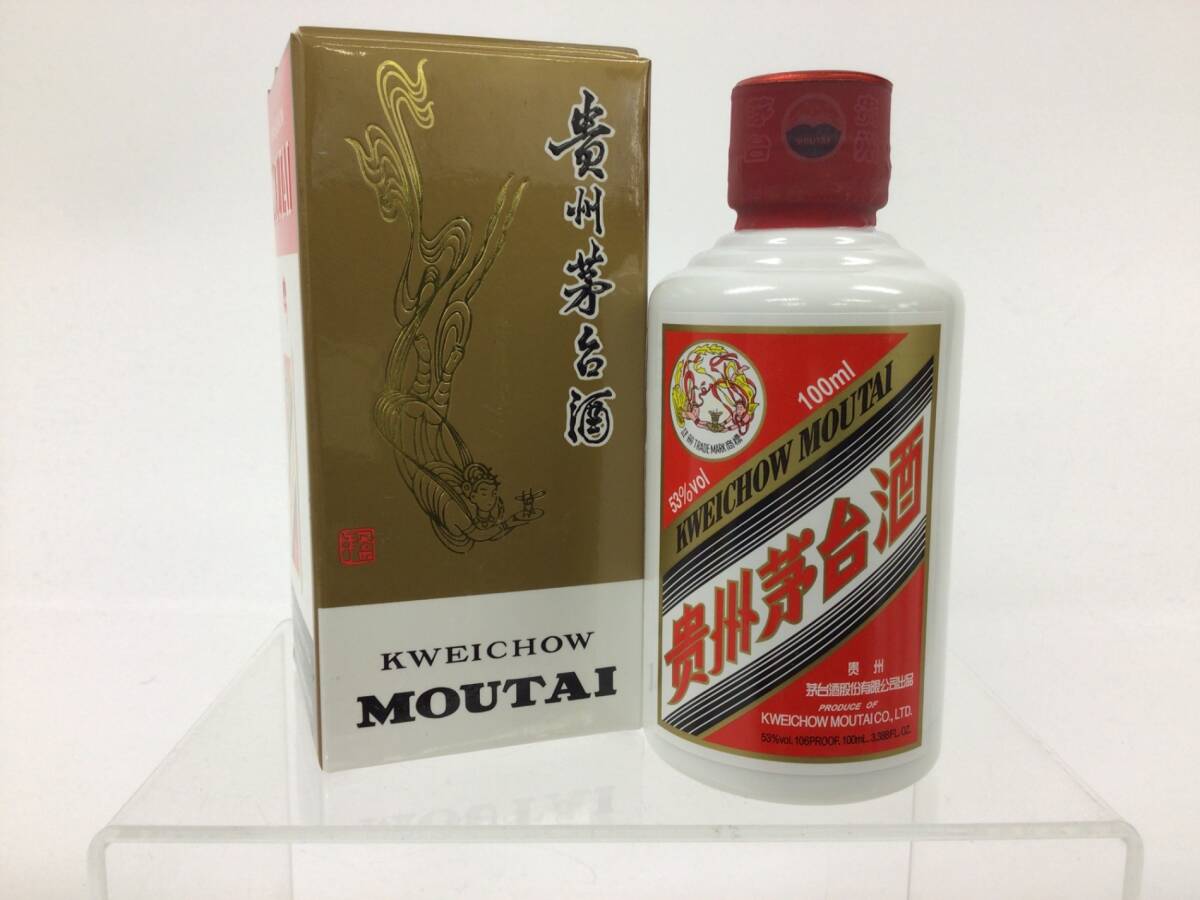 中国酒 貴州茅台酒 マオタイ ミニボトル 100ml 重量番号:1 (34)_画像1