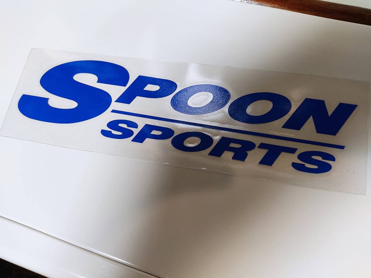 全色再入荷！【高品質】SPOON SPORTSステッカー（ブラック/ブルー/シルバー/イエロー）HONDA _画像9