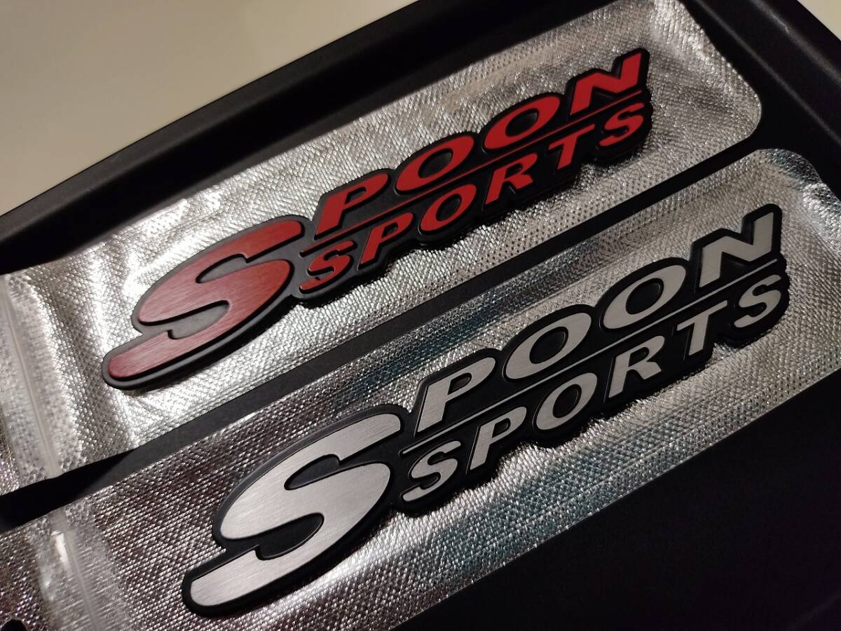 【HONDA】高品質 SPOON SPORTS メタル エンブレムB 2種類（レッド/シルバー）の画像5