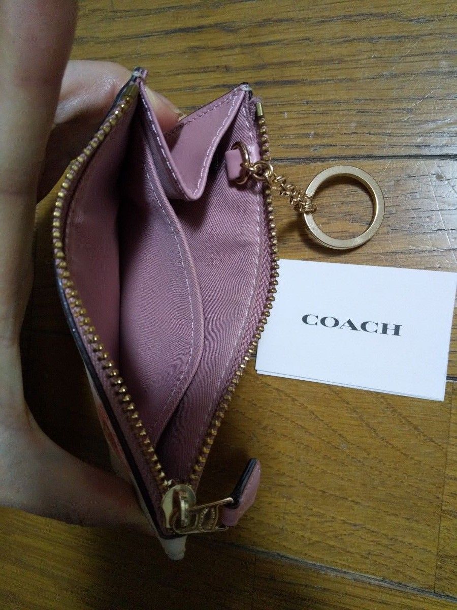 ぷー様専用コーチ花柄パスケース 定期入れ カードケース 小銭入れ COACH