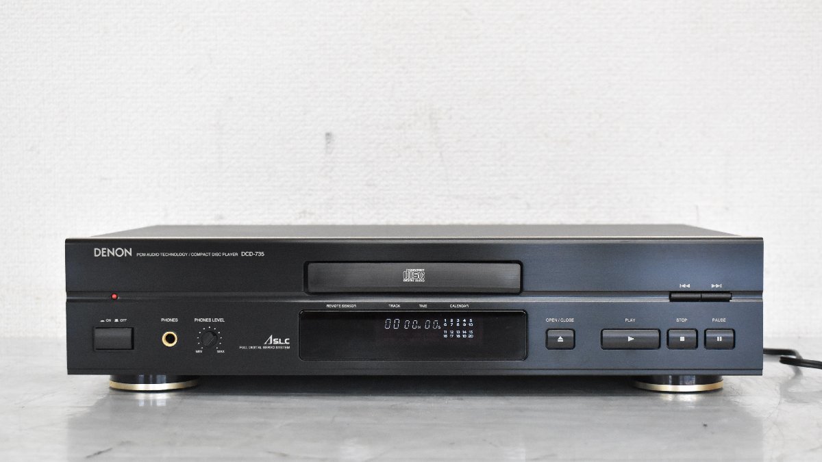 Σ1254 ジャンク品 DENON DCD-735 デノン CDデッキ_画像2