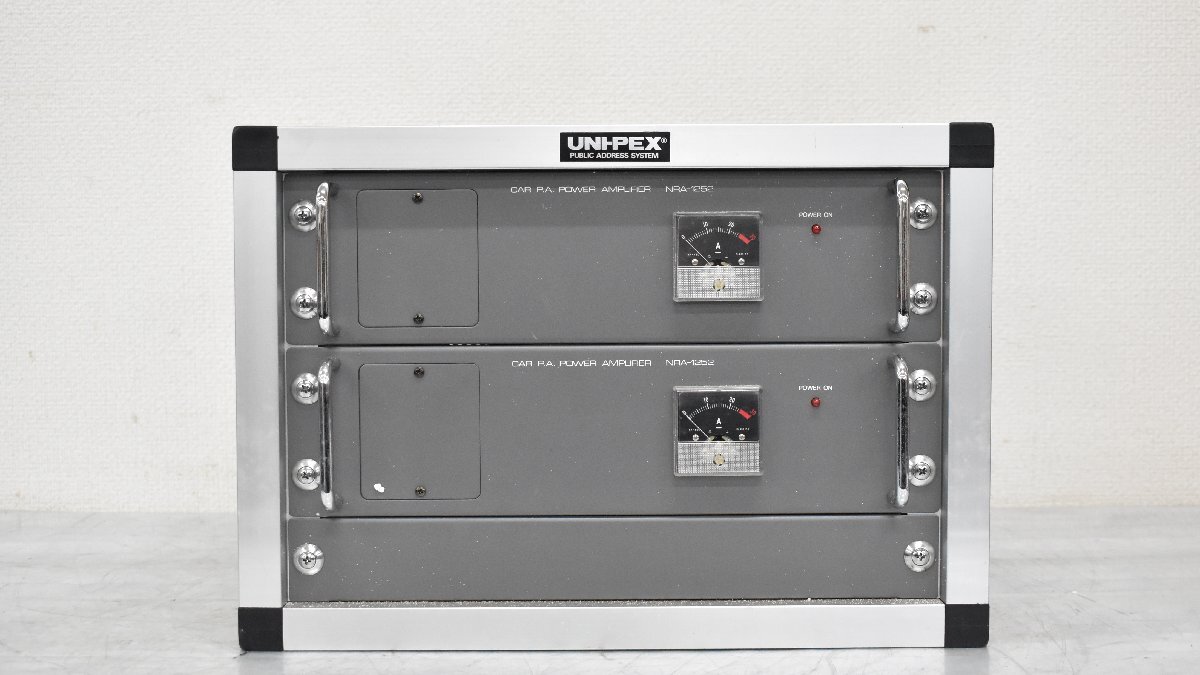 Σ1559 現状品 UNI-PEX NRA-1252 ユニペックス 車載用電力アンプ 元箱付きの画像2