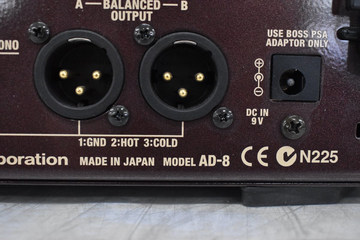 Σ1689 中古品 BOSS AD-8 ボス アコースティックギター用プリアンプ_画像7