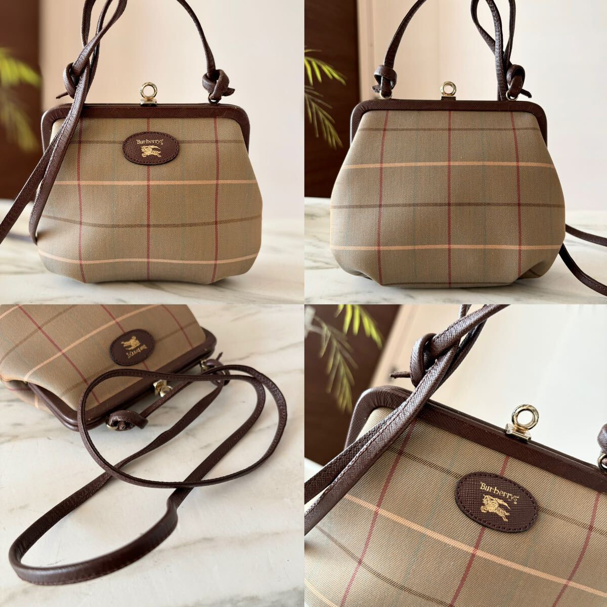 新品同様 BURBERRY バーバリー レザーショルダーバッグ ノバ 新品同様 BURBERRY バーバリー レザーショルダーバッグ ノバ