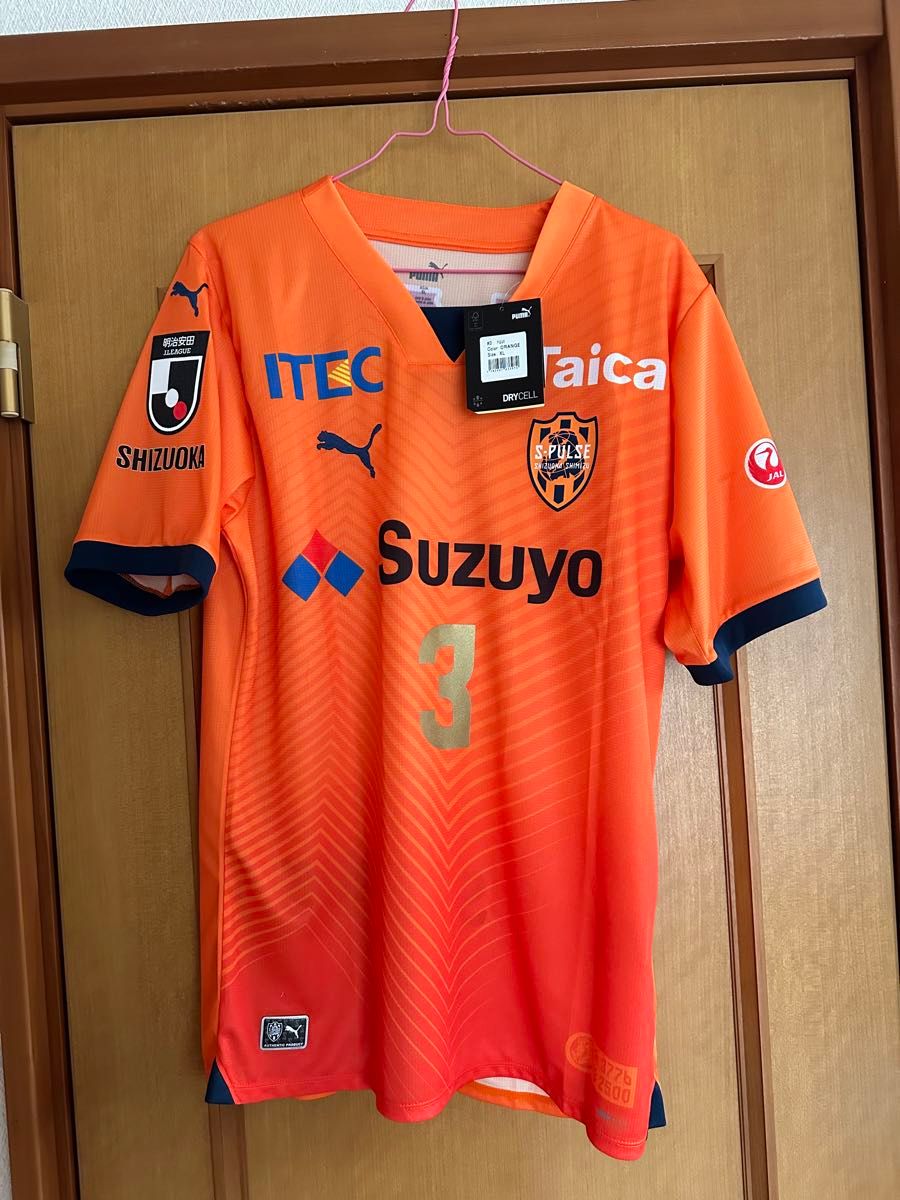 清水エスパルス 2024年 ゴールドユニフォーム #3高橋祐治選手 清水エスパルス 2024年 ゴールドユニフォーム #3高橋祐治選手