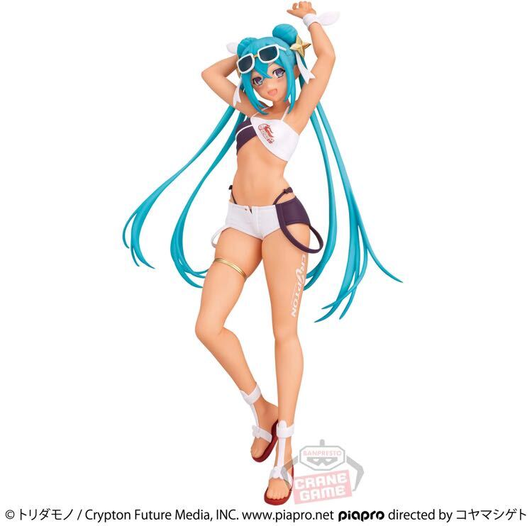 ★送料無料★ 初音ミクレーシングVer. レーシングミク2023 Tropical Ver. フィギュア　新品未開封　初音ミク_画像1