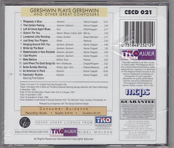 Gershwin Plays Gershwin And Other Great Composers_画像2