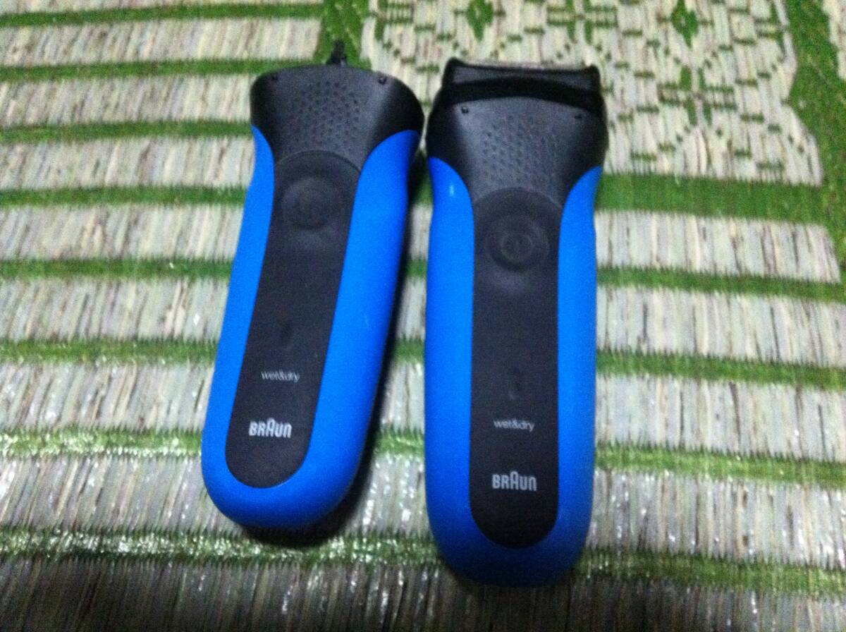 BRAUN series 3 310s type5409 shaver 2 pcs junk 