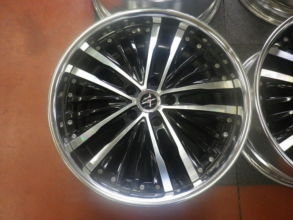 KYOHO 共豊 AME SHALLEN シャレン XR-75♪19×8.5J/9.5J PCD114.3 5H +45 ハブ73♪マークX,クラウン等に♪ホイールのみ4本♪R602W107の画像4