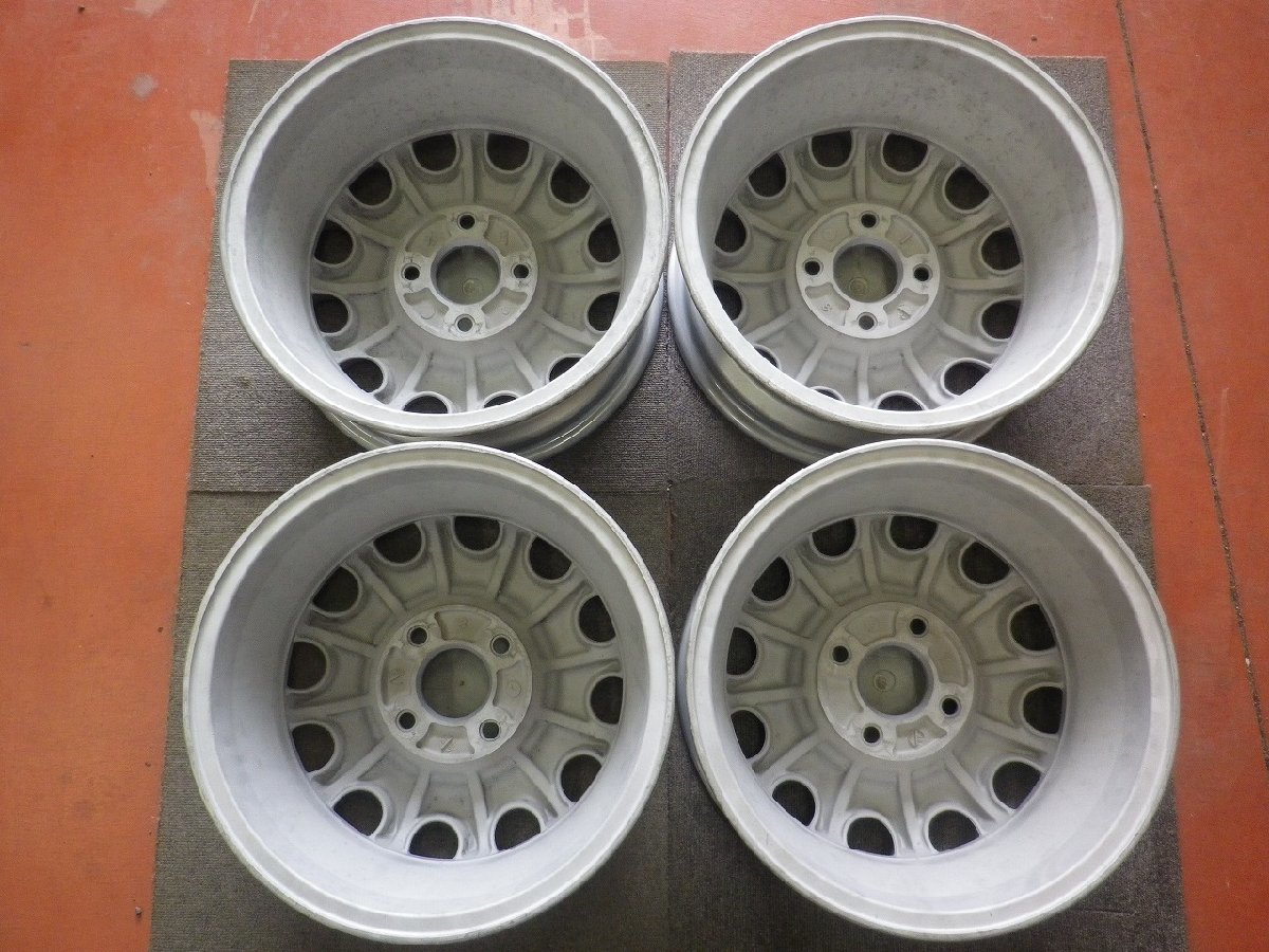 NISSAN(日産) S13シルビア純正♪15×6J PCD114.3 4H +40 ハブ66♪S13シルビアに♪ホイールのみ4本♪店頭受取歓迎♪R602W157_画像4