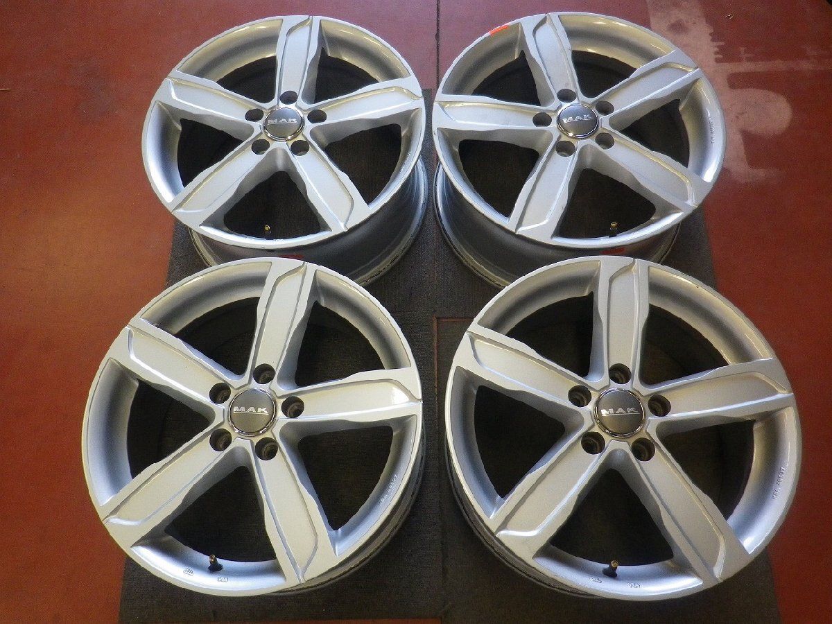 MAK マック♪17×7.5J/PCD112/5H/+56/ハブ57.1♪アウディ A3♪ホイールのみ4本♪店頭受け取り歓迎♪R603W8_画像5