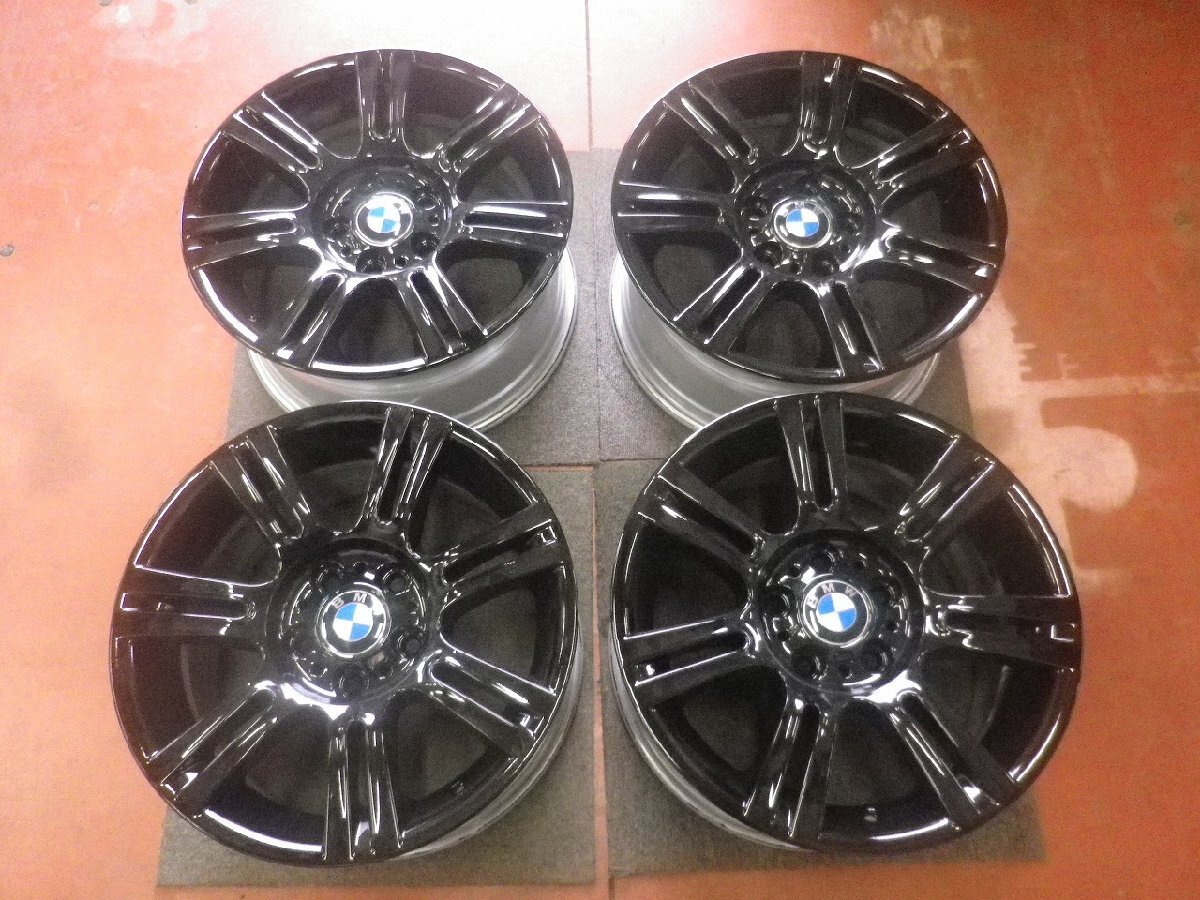 BMW純正 E90 Mスポーツ 3シリーズ♪17×8J/8.5J PCD120 5H +34/+37 ハブ72.5♪ホイールのみ4本♪店頭受け取り歓迎♪R602W103_画像5