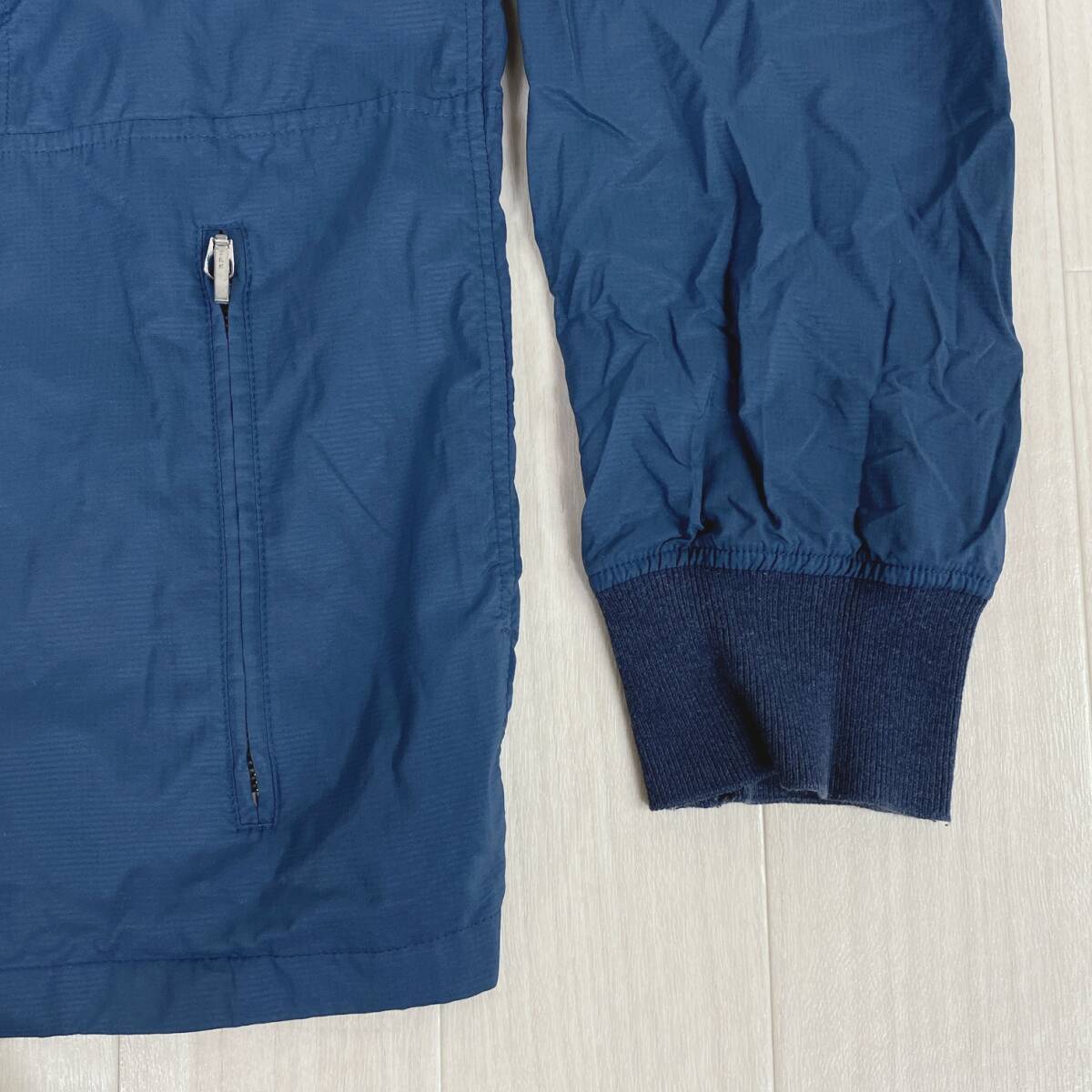 Z1444 A.P.C. アーペーセー レディース コットン マウンテンパーカー Mサイズ 万能 長袖 ネイビー 紺 カジュアルスタイル シンプル USED_画像9