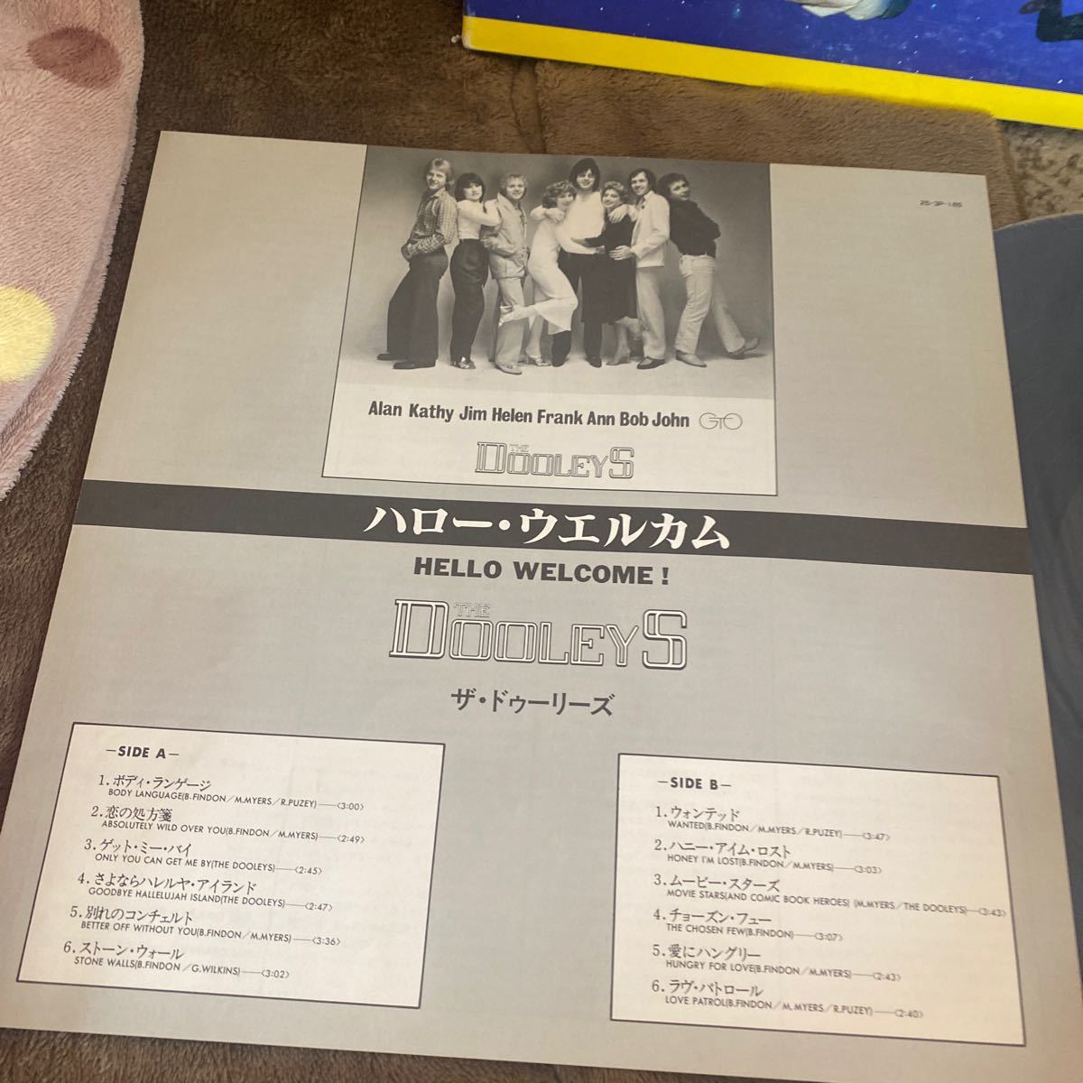 LPレコード★洋楽★THE DOOLEYS★HELLO WELCOME!★レコード大量出品中★まとめ買いがお得★この機会に是非_画像3