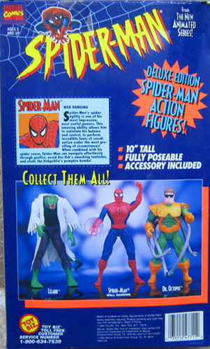 1994 год игрушка bizSPIDER-MAN WALL HANGING Deluxe Edition Action Figure 10 дюймовый фигурка TOYBIZma- bell * комикс MARVEL Человек-паук 