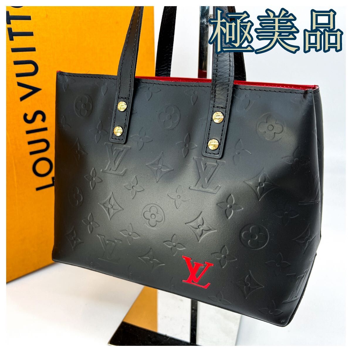 ルイヴィトン BA09 ヴェルニ モノグラム リードPMフューシャトートバッグハンドバッグ 人気 LOUIS VUITTON