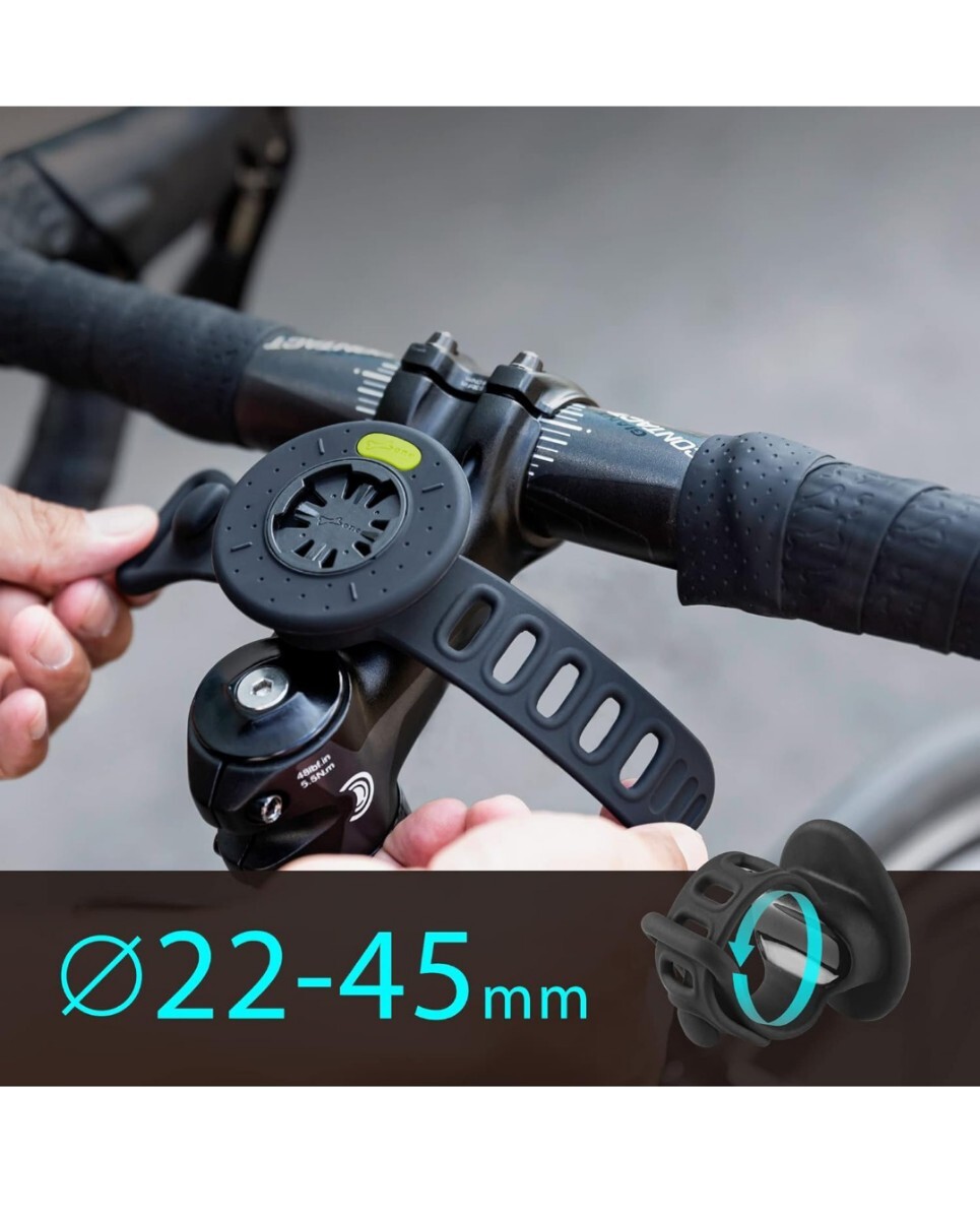 y031213e【Bone】Bike Tie Connect Kit 2 自転車 スマホホルダー シリコン 360度回転 4.7-7.2インチ対応 iPhone 15 pro max plus 等の画像10