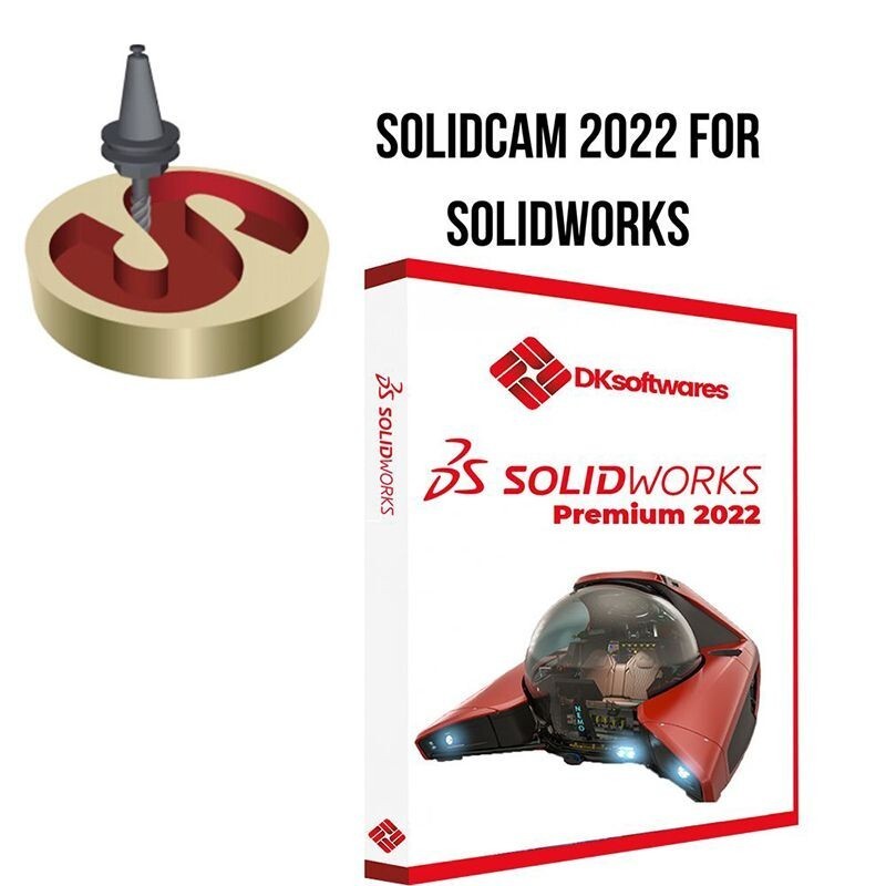 SOLIDWORKS Premium 2022 SP5.0インストール動画付き + SolidCAM 2022 サンプルモデル付き 永久版ダウンロードの画像1